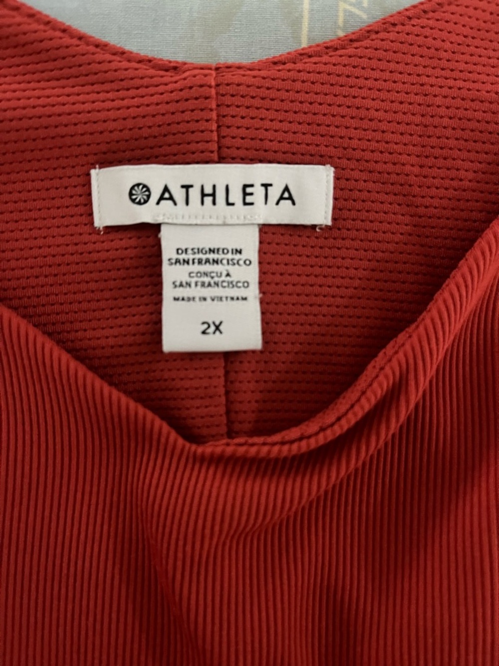 Athleta V-Neck Midi Dress in Rust Red
Size 2X - Picture 3 of 4